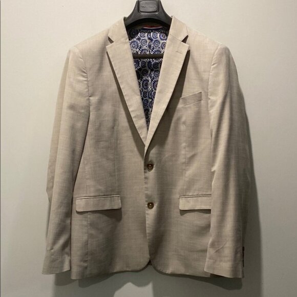 Soul of London Tan Suit blazer and pants Size 48R, 41R - Picture 1 of 14